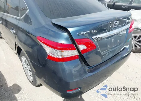 2013 Nissan Sentra Sv из США, поврежденный, VIN 3N1AB7AP8DL668823